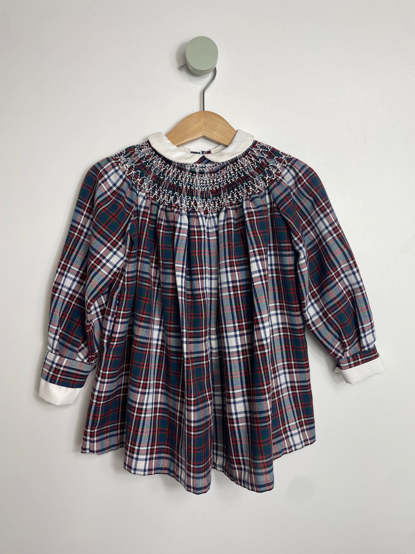 Kleid gesmokt kariert • 80 • true vintage
