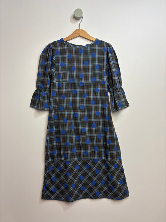 Kleid Kariert & Punkte • 128 • long live the queen