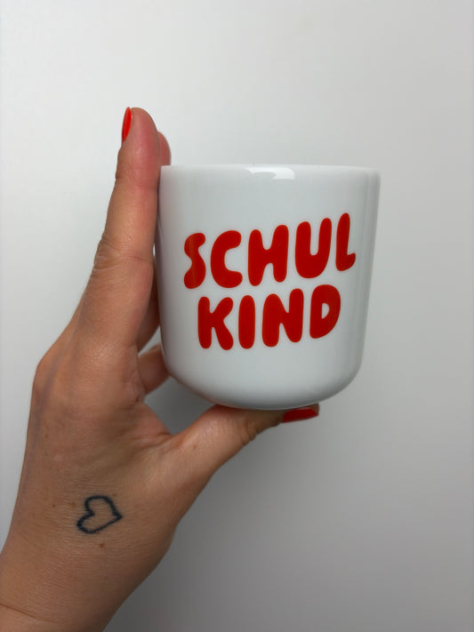 SCHULKIND BECHER • ROT