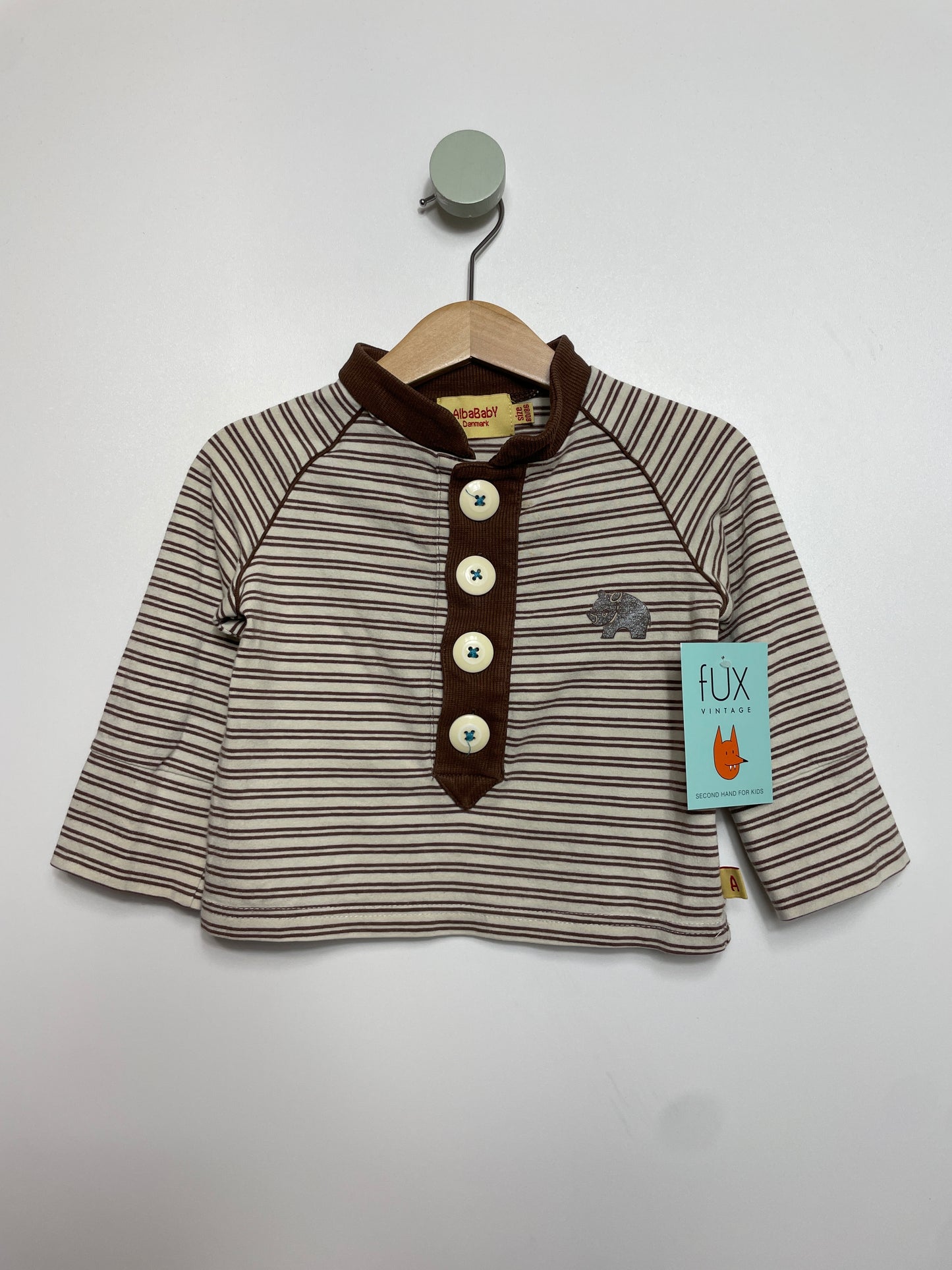 Langarmshirt Streifen • 80 • alba of denmark