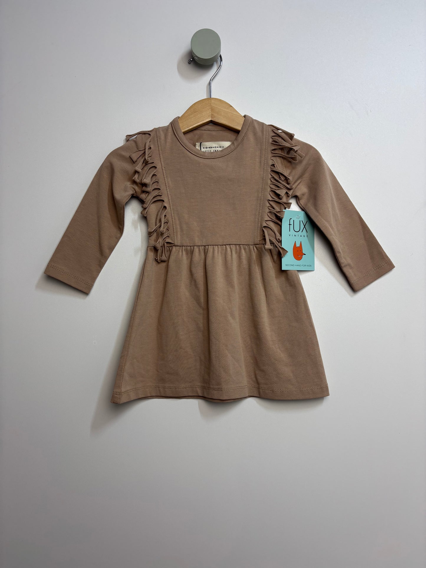 Jersey Kleid mit Fransen • 74 • little indians