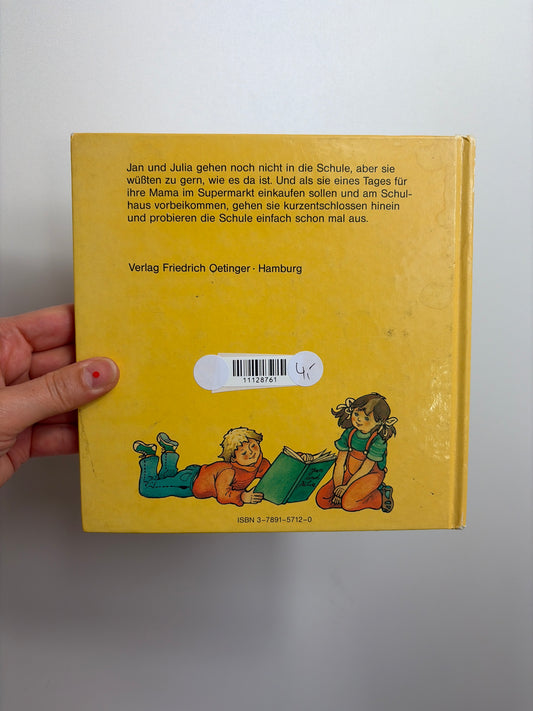 VINTAGE BUCH • JAN UND JULIA IN DER SCHULE • OETINGER