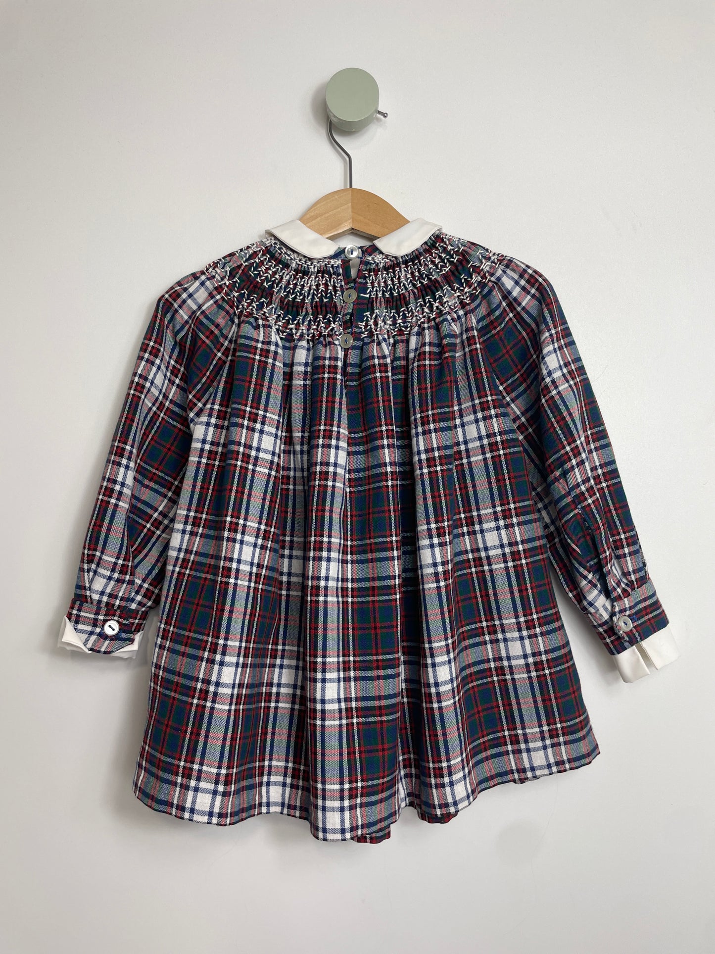 Kleid gesmokt kariert • 80 • true vintage