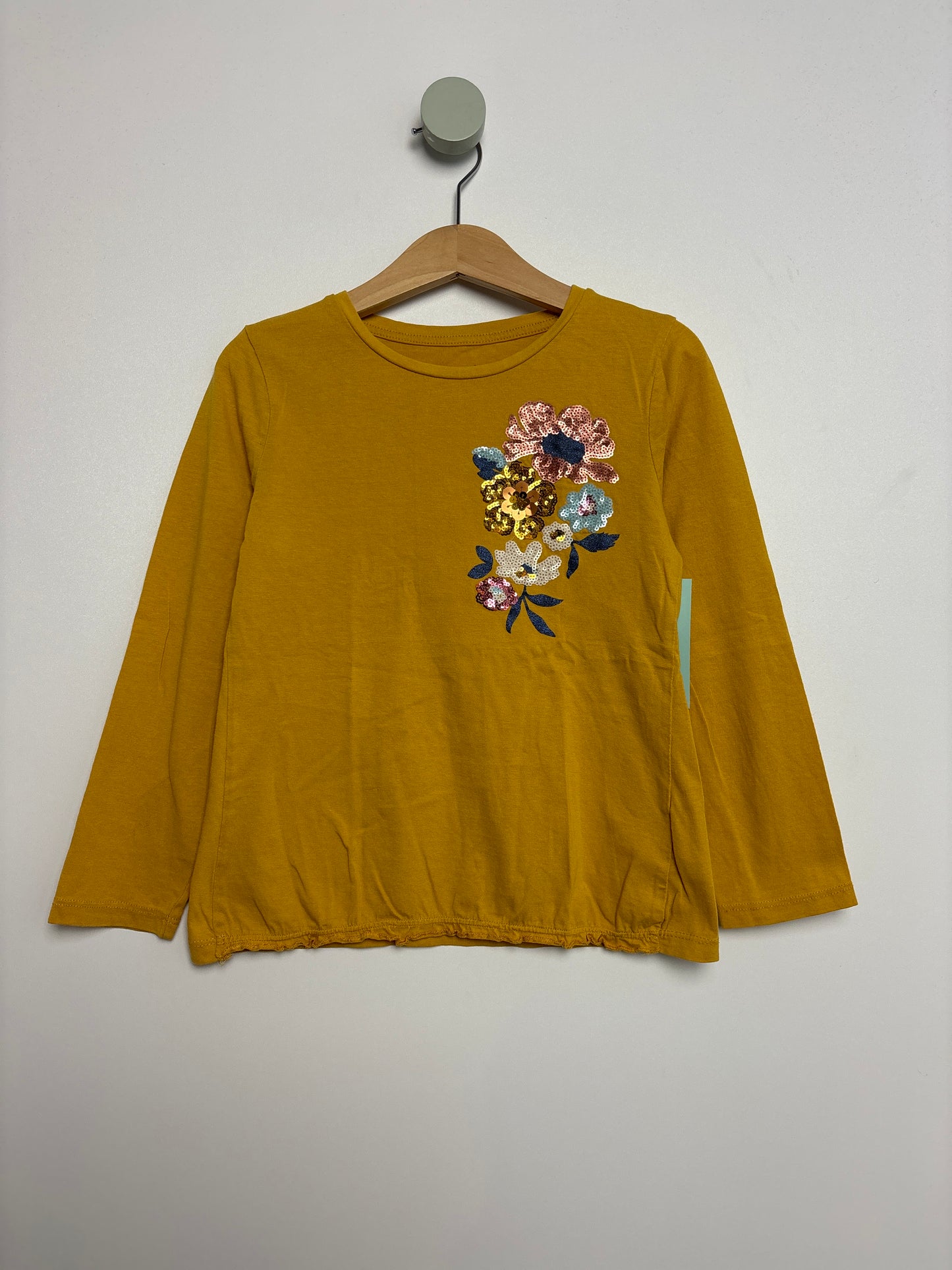 Longsleeve Pailletten Blumen • 116 • c&a