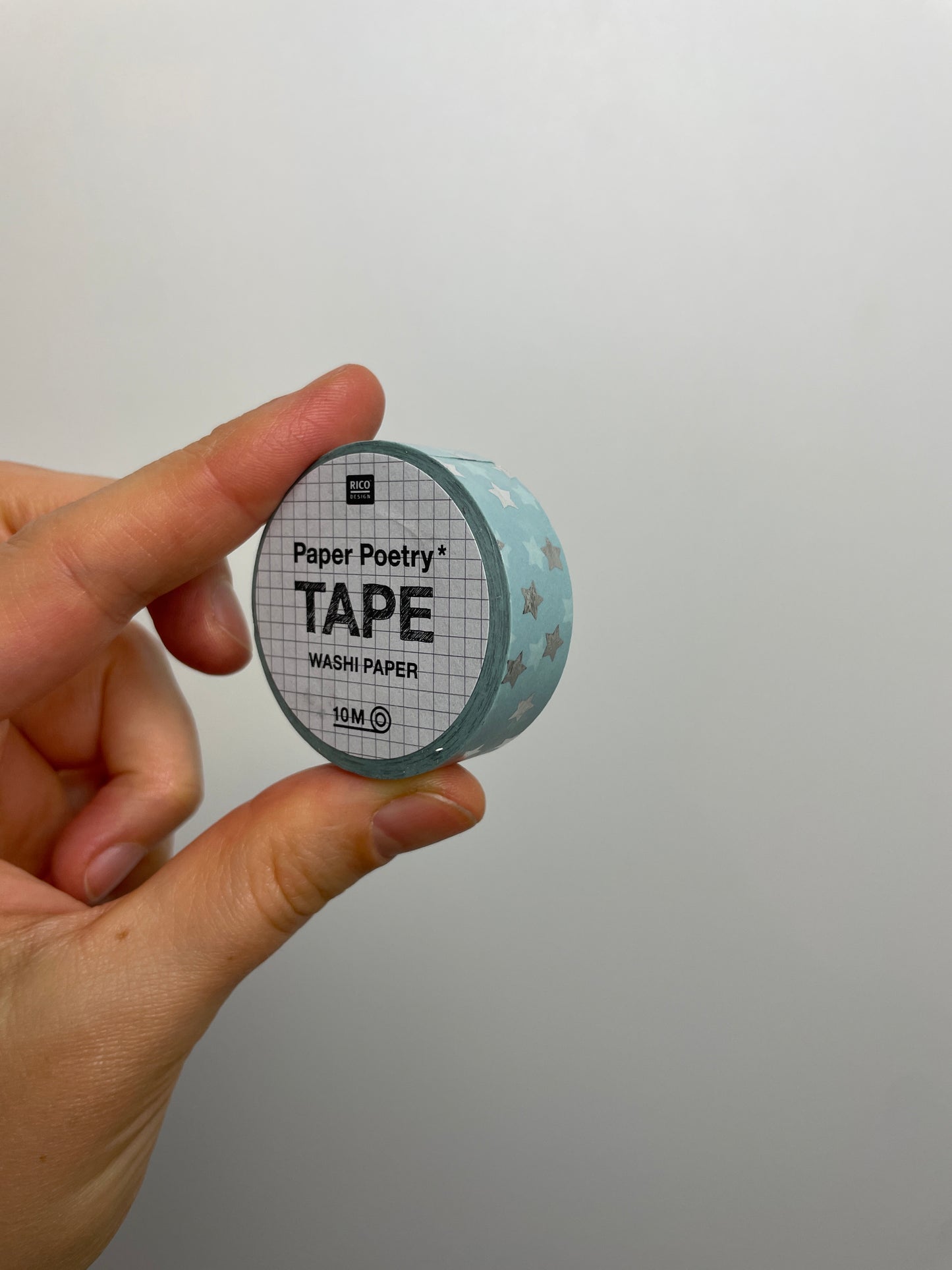 Paper Poetry Tape • Sterne irisierend • 1,5cm 10m