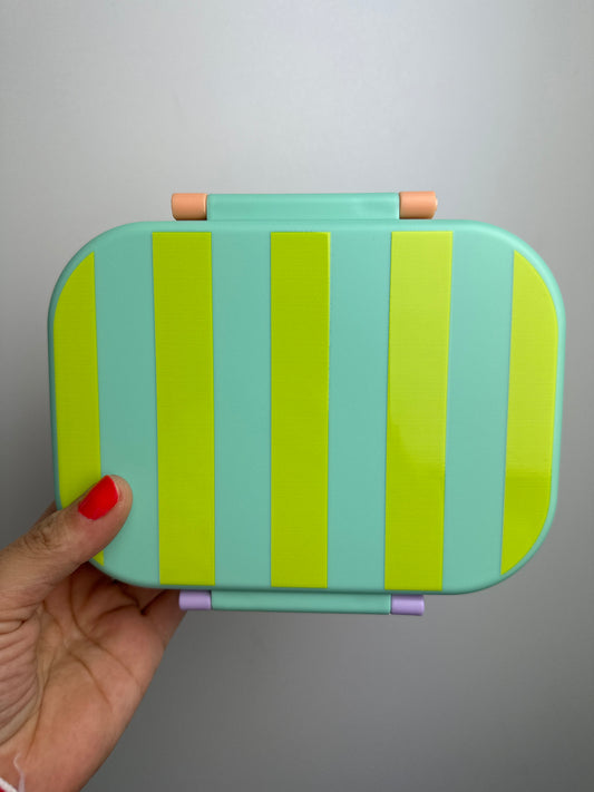 BROTDOSE MIT HERAUSNEHMBAREM  EINSATZ • MINT GELB APRICOT