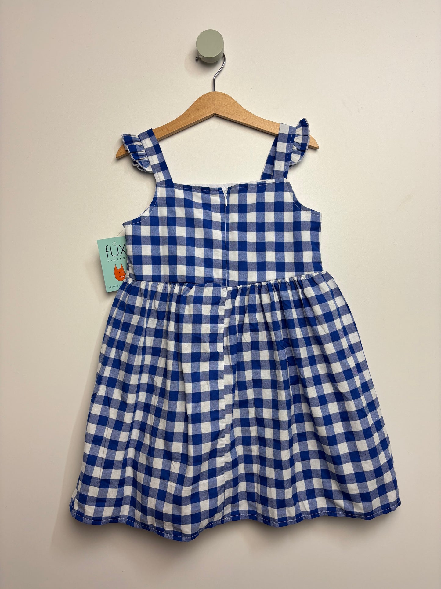 Kleid kariert Katze • 116 • deno kids