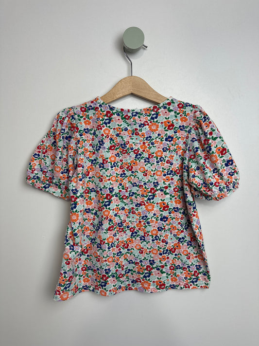 T-SHIRT BLÜMCHEN• 122 • ZARA