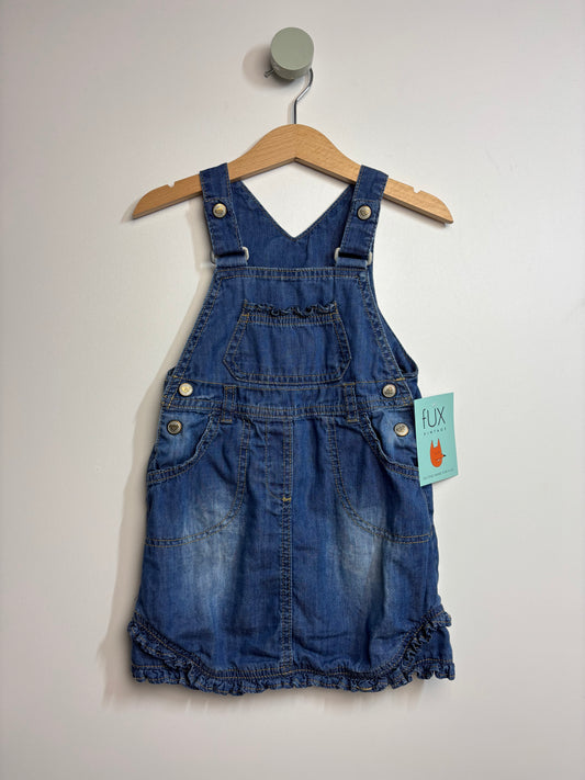 Jeans Latzkleid • 92 • steiff