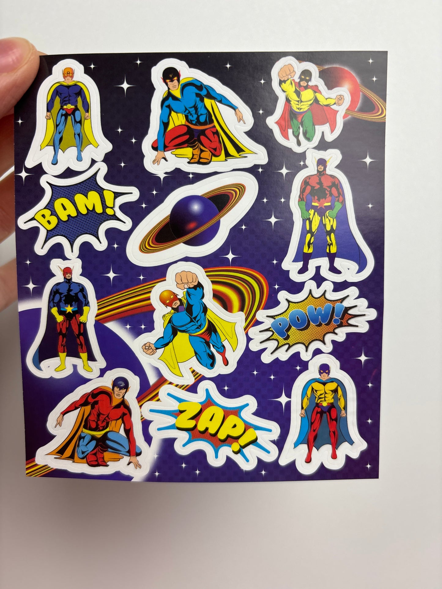 Superhelden Sticker