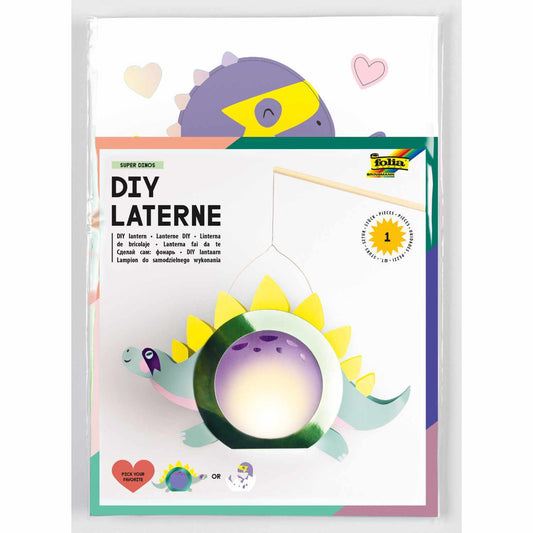 FOLIA • BASTELSET LATERNE • SUPER DINOS