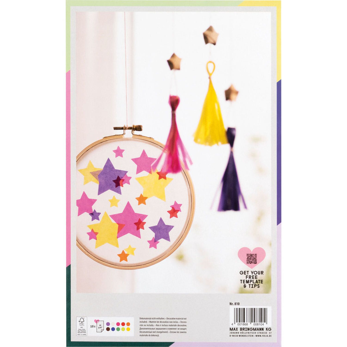 FOLIA • TRANSPARENTPAPIER BASIC •  18,5 x 29,7 CM, 42 g/m², 10 BLATT