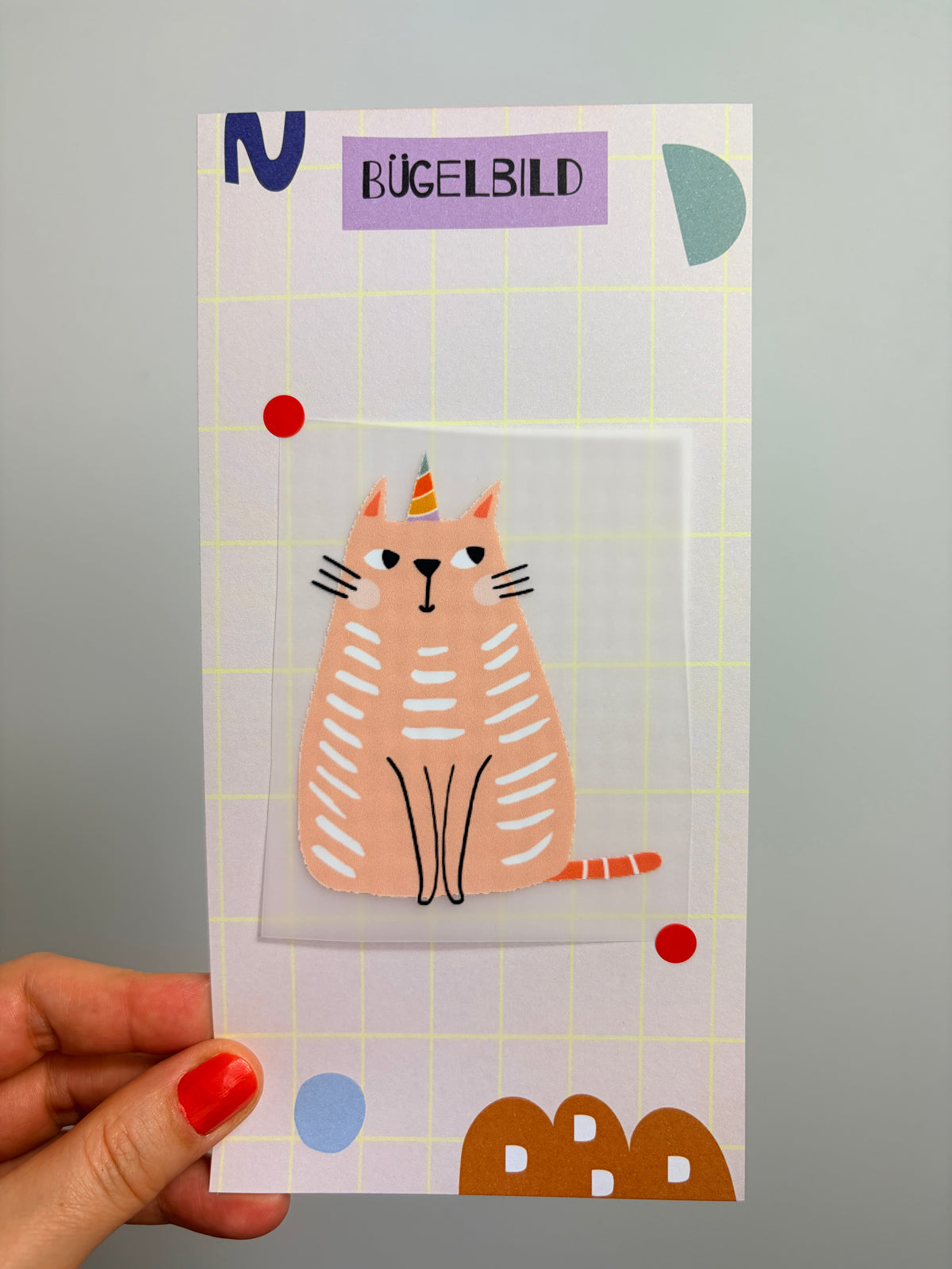 BÜGELBILD • COOL CAT
