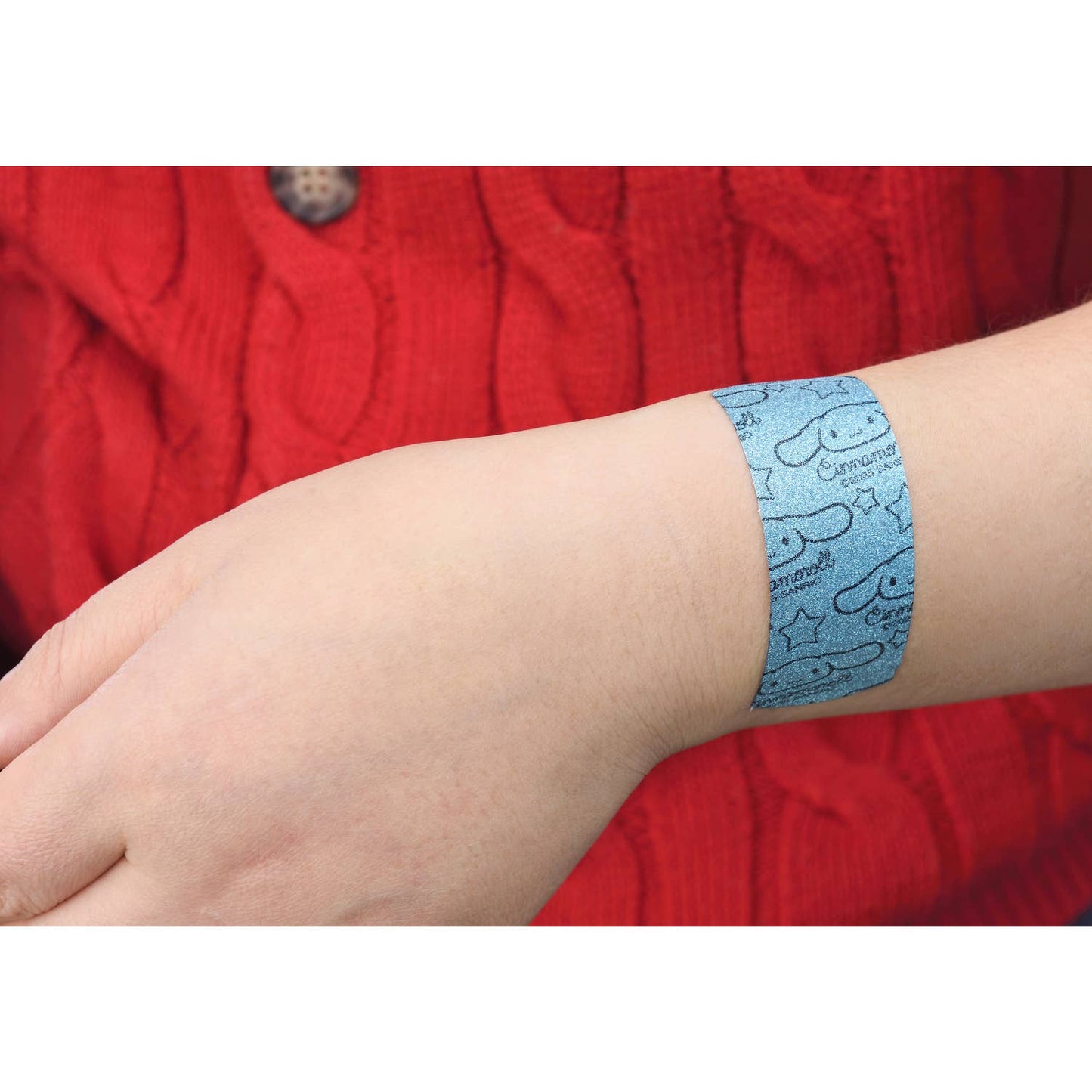 Metallbox mit 24 Glitzer Pflaster • Cinnamoroll