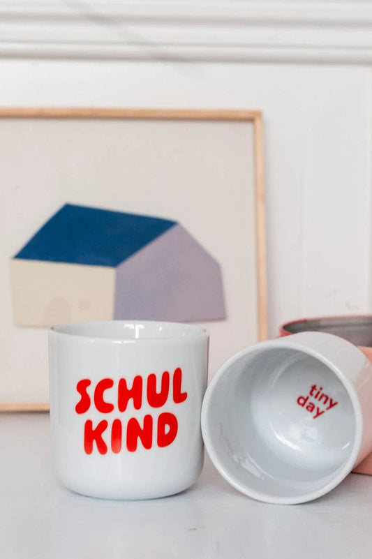 SCHULKIND BECHER • ROT
