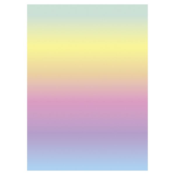 FOLIA • TRANSPARENTPAPIER RAINBOW •  22,5 x 32 CM, 115 g/m², 10 BLATT