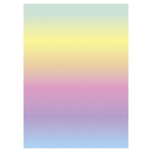 FOLIA • TRANSPARENTPAPIER RAINBOW •  22,5 x 32 CM, 115 g/m², 10 BLATT