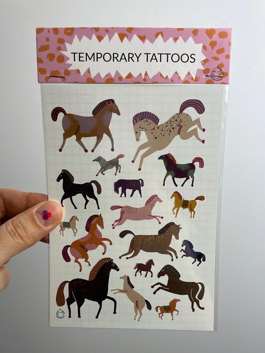 Temporary Tattoo •  Horses