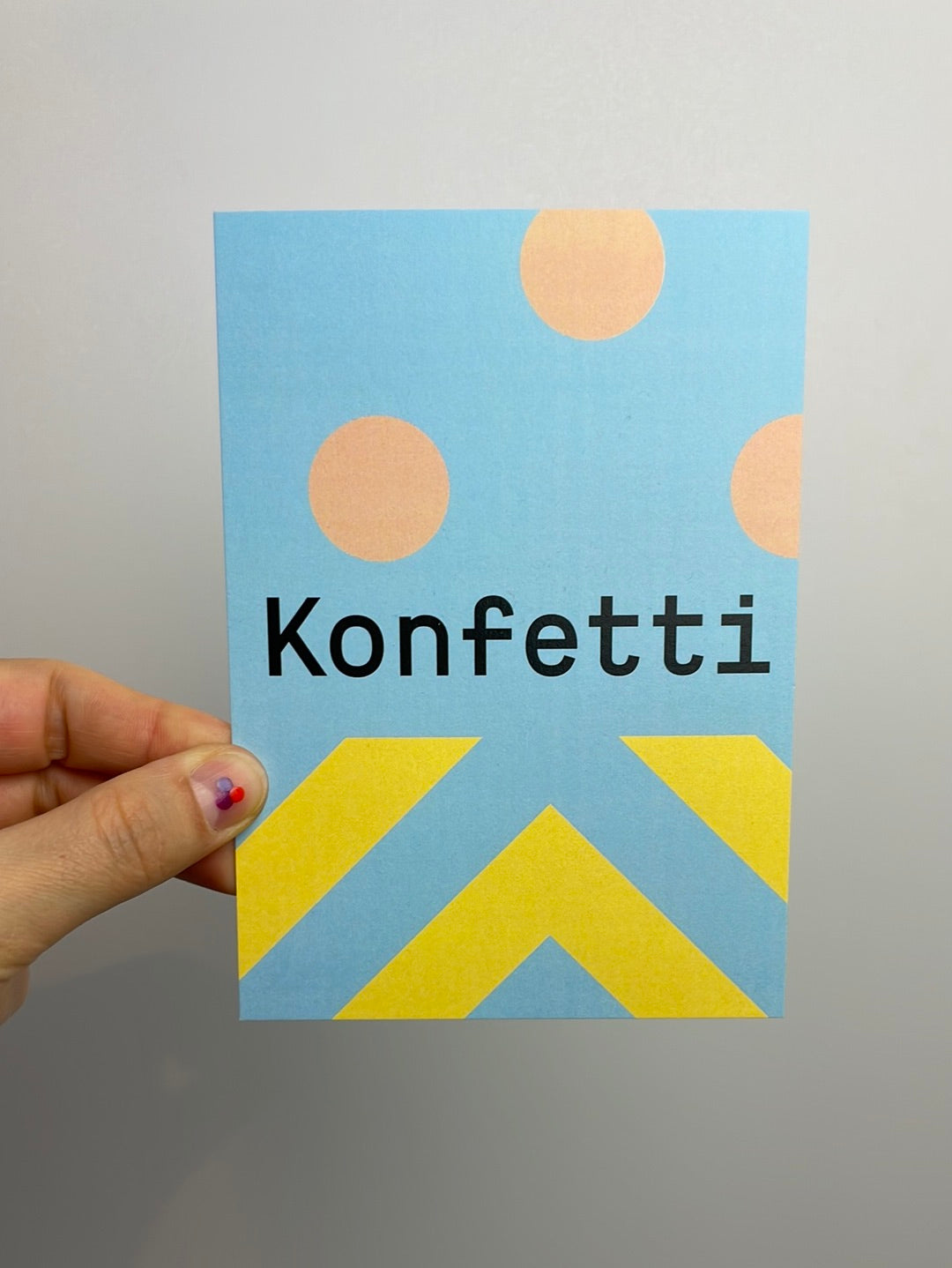 Konfetti• Postkarte