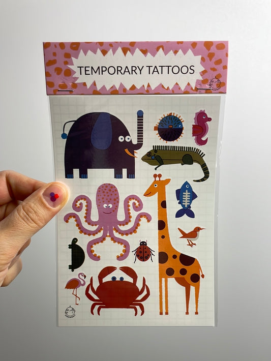 Temporary Tattoo •  Animals