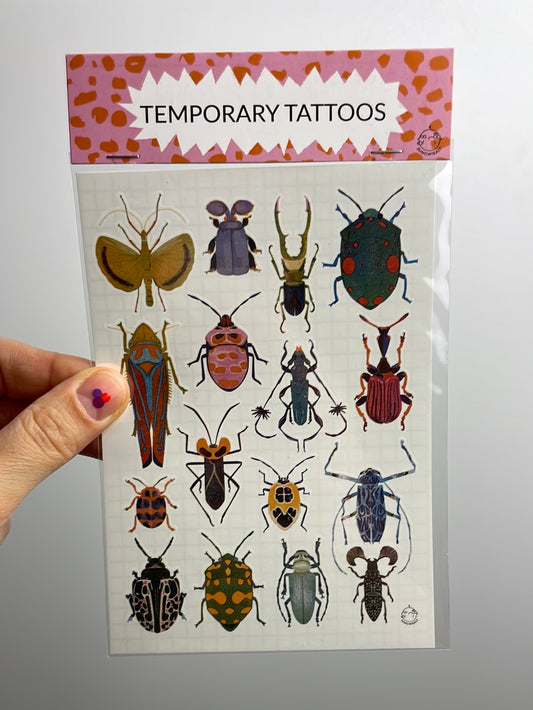 Temporary Tattoo •  Bugs