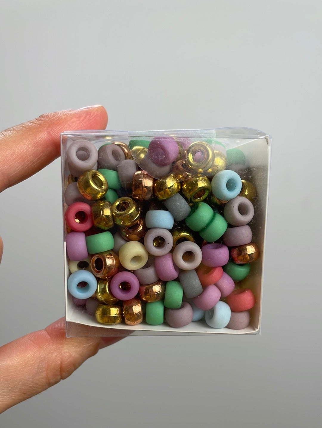 itoshii - Ponii Beads matt Fashion 9x6mm 400 Stück