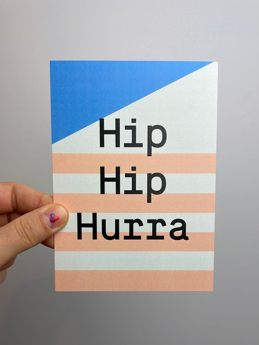 Hip Hip Hurra  • Postkarte