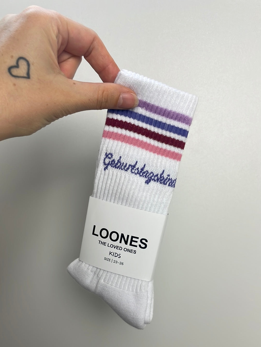 Socken Kids Geburtstagskind • Lilac