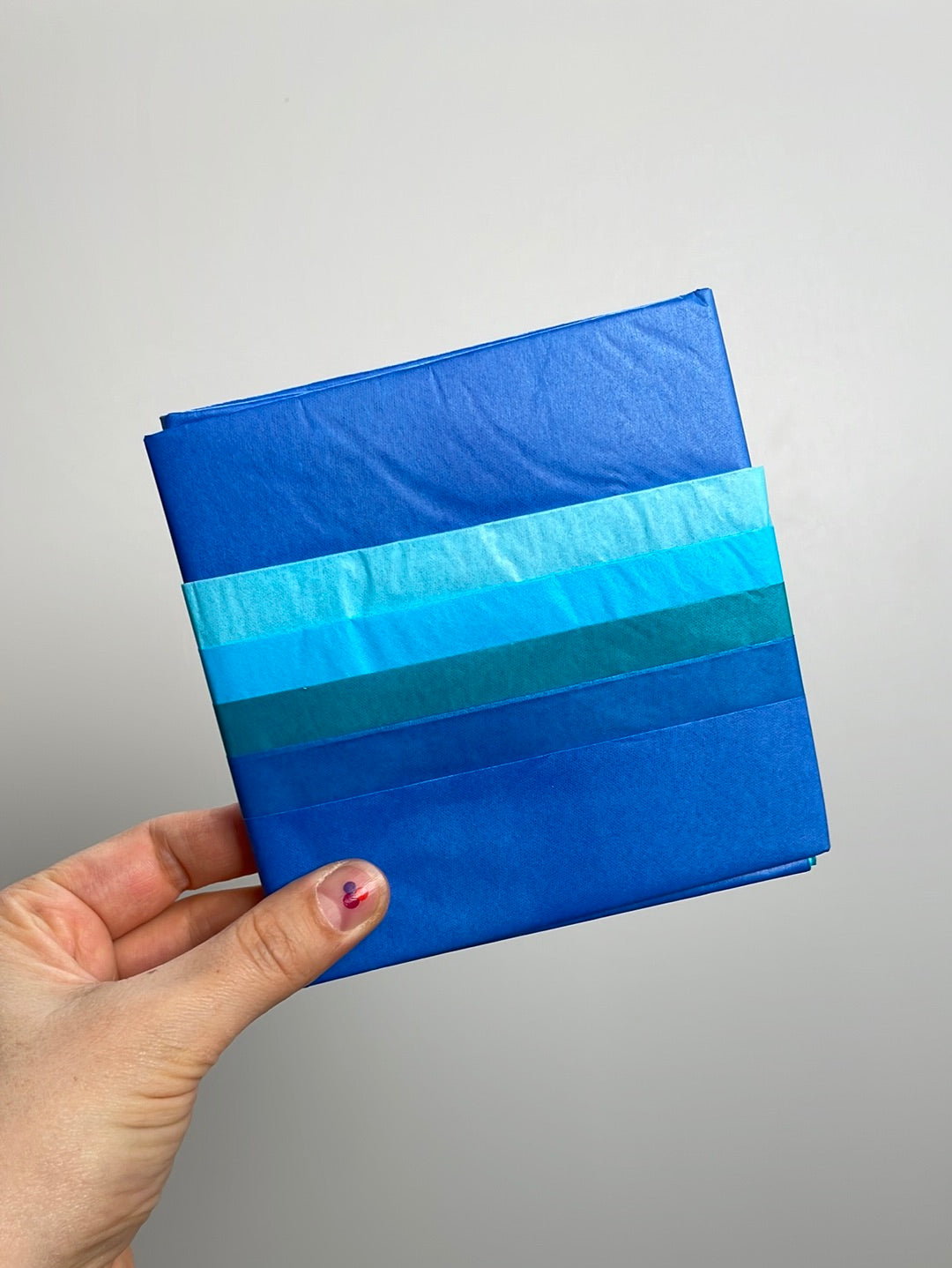 Paper Poetry • Seidenpapier blau sortiert 50x70cm 5 Bogen